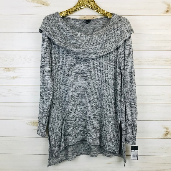 Mossimo Supply Co. Sweaters - *NWT Mossimo Long Sleeve Cowl Neck Gray